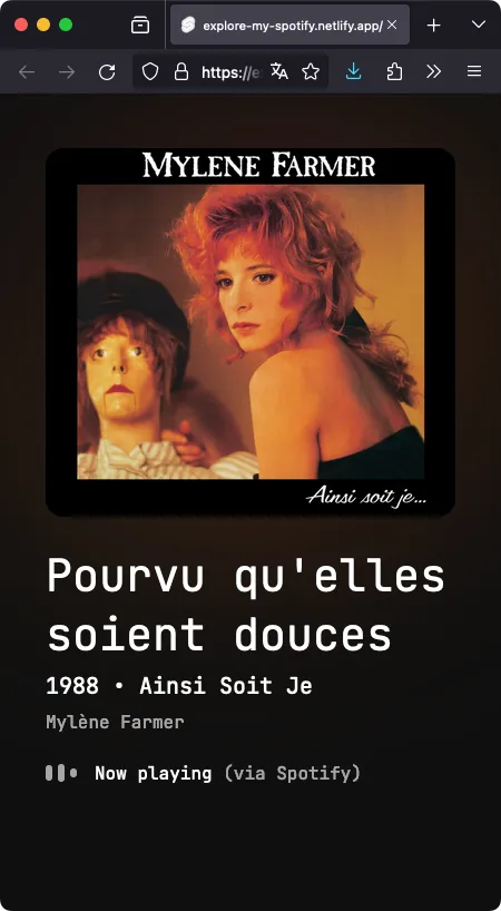 Rendu de la page d&#x27;accueil du site