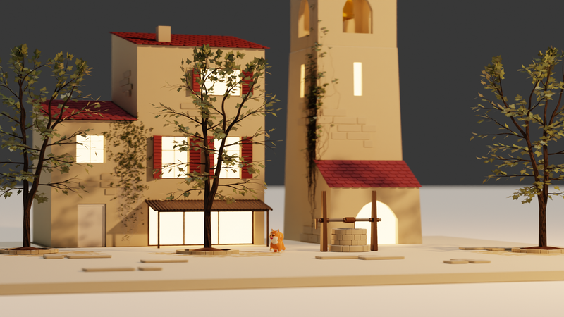Image issue du projet 3D du semestre 3 de l'IMAC