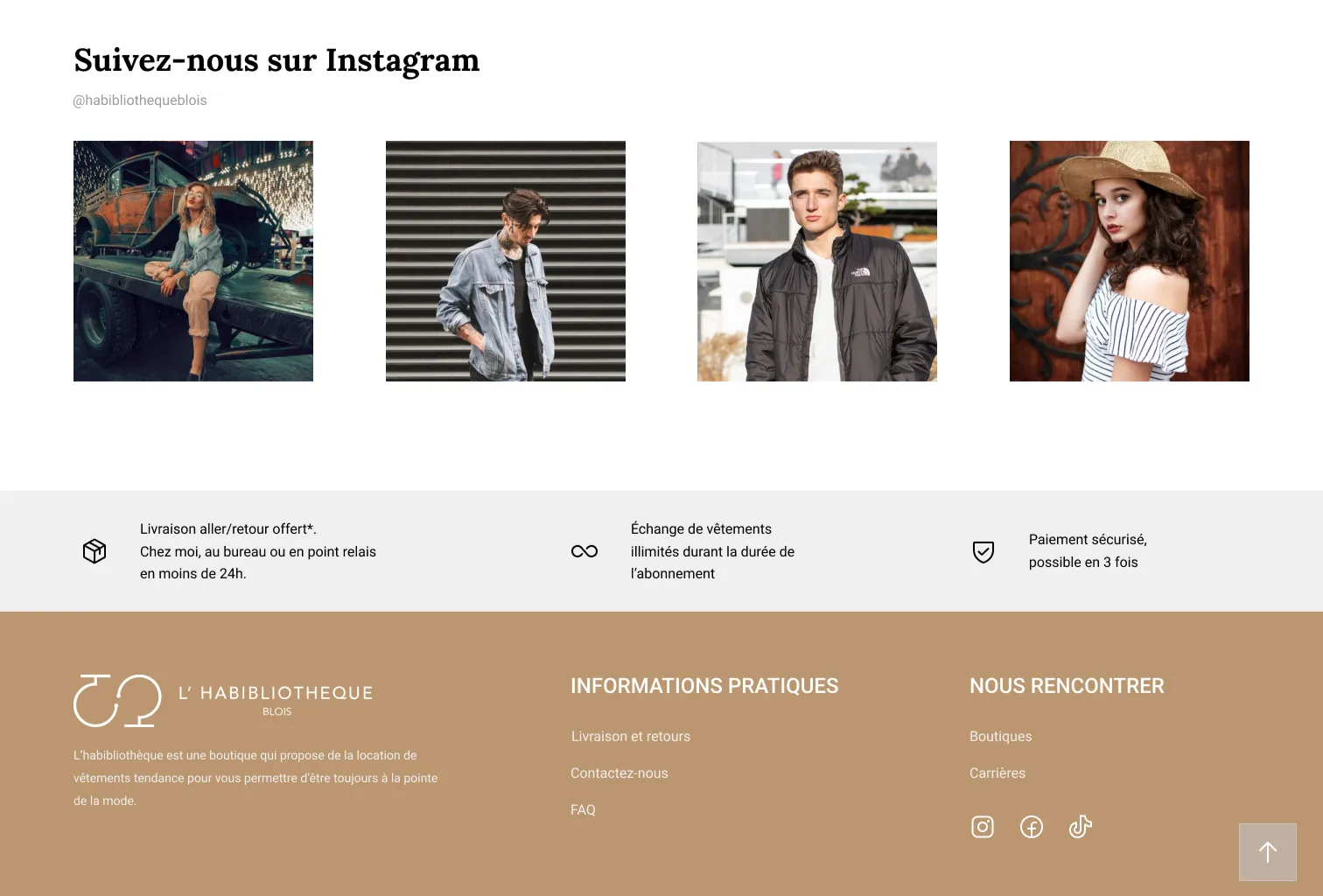 Page d&#x27;accueil du site