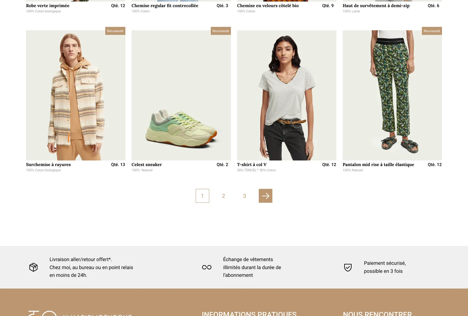 Page d&#x27;accueil du site